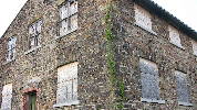 brick and shuttered